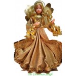 TEMPORARILY OUT OF STOCK - Nuernberger Wax Angel by Eggl of Bavaria with Harp